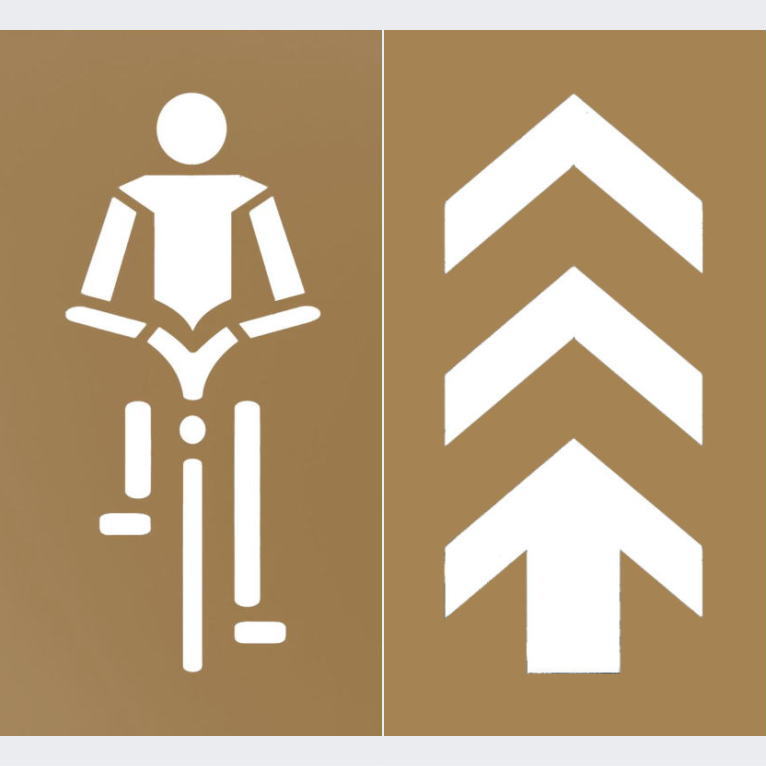 自転車ナビマーク・自転車ナビライン900：ペイント用型枠