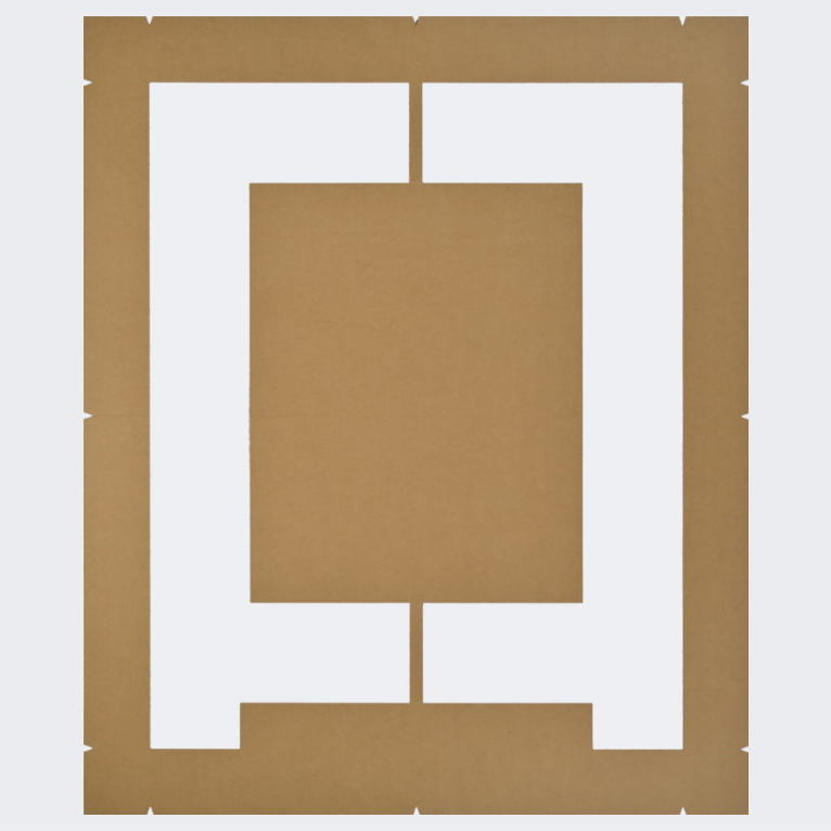 誘導文字「入口」路面表示：マーキング用型枠