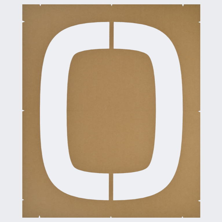 規制文字「STOP」路面マーキング：ペイント用ステンシル