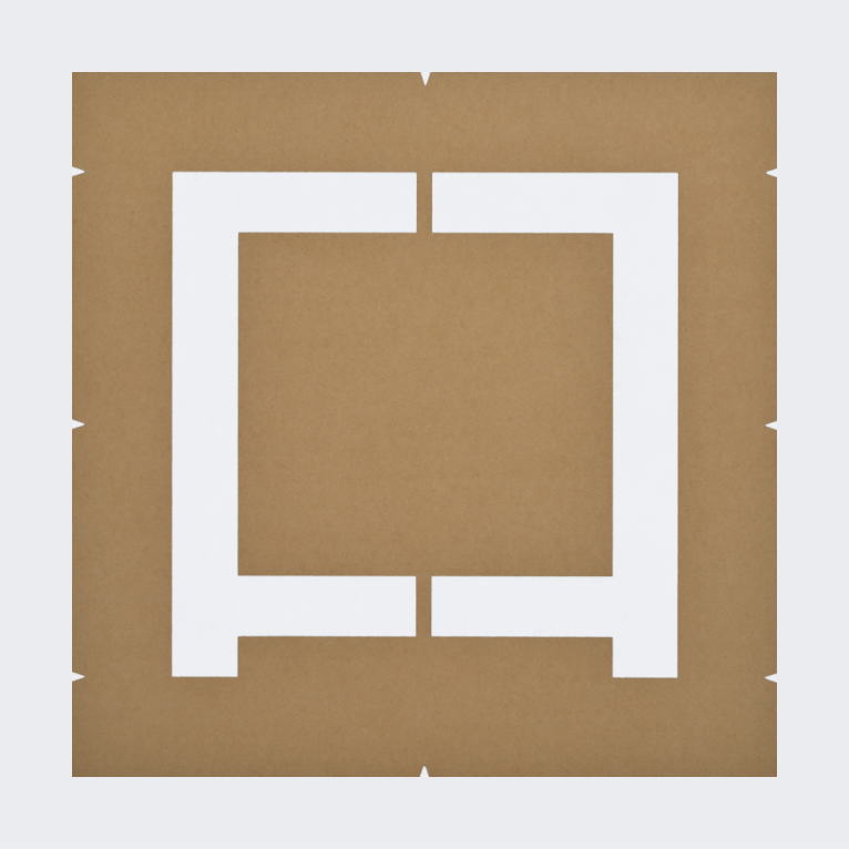 誘導文字「出口」駐車場表示：塗装用型枠